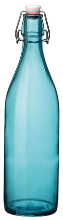 
Bormioli Rocco Swing Top Bottle / Weck Bottle Giara Light Blue 1 Liter