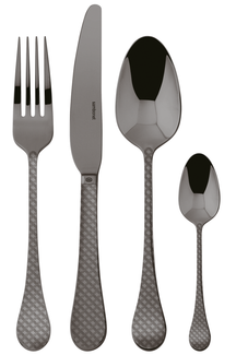 Sambonet Cutlery Set Taormina Black 24-Piece