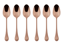 Sambonet Coffee Spoon Taormina Copper 6 Pieces