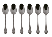 Sambonet Coffee Spoon Taormina Black 6 Pieces