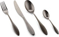 Mepra Cutlery set Carinzia black matted - PVD - stainless steel - 24 -piece / 6 people