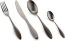 Mepra Cutlery set Carinzia black matted - PVD - stainless steel - 24 -piece / 6 people