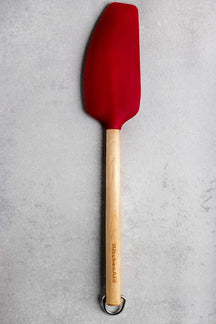 KitchenAid Spatula Core Imperial Red Birchwood 35 cm