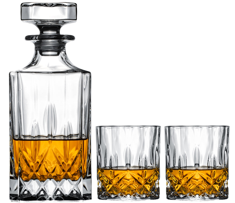 Cookinglife Whiskey Set (karaf & whiskeyglazen) Moray - 3 delige set