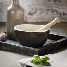 Emile Henry Mortar and Pestle Clay