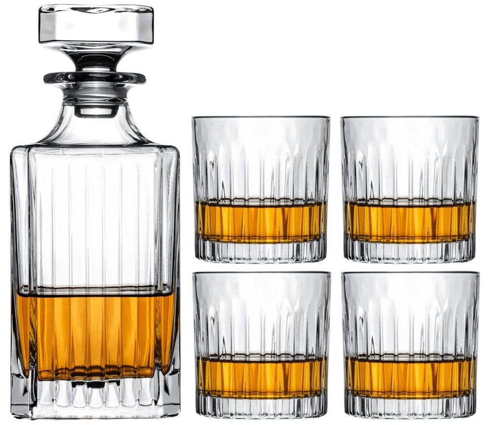 Cookinglife Whiskey Set (karaf & whiskeyglazen) Moville - 5 delige set