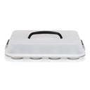 Patisse Muffin Tin Silver Top With Carrying Lid 12 Compartments