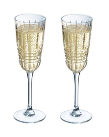 Cristal d'Arques Champagne Glasses Rendez-Vous 170 ml - 2 Pieces