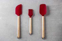 KitchenAid Spatula Set Core Emperor Red Birchwood 3-Piece