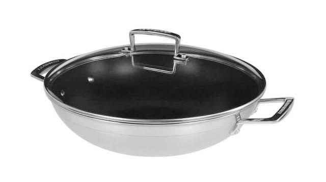 Le Creuset Wok Magnetik - ø 30 cm / 4.3 Liter - standard non-stick coating