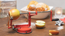 Sareva Apple peeling machine / Potato peeling machine - with suction cup - Red