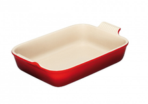 Le Creuset Oven Dish Heritage Cerise - 32 x 20.4 x 8.3 cm / 2.4 Liter