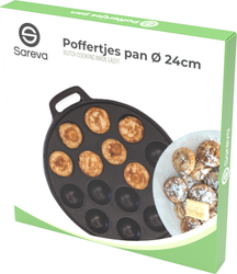 Sareva Poffertjespan - Gietijzer - ø 24 cm - 19 poffertjes