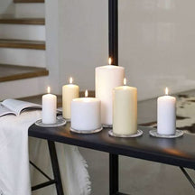 Bolsius Pillar Candle Cello White - 25 cm / ø 8 cm