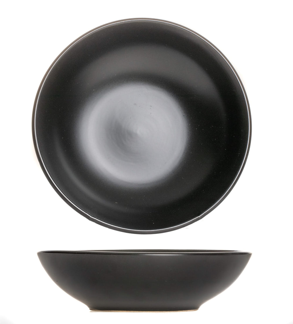 Studio Tavola Deep Plates Black Tie ø 21 cm - 6 Pieces