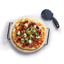 KitchenCraft Pizza Stone and Pizza Knife - 32 cm