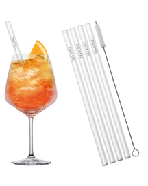 Schott Zwiesel Gin Tonic Glasses Taste 4-Piece - with straws and brush