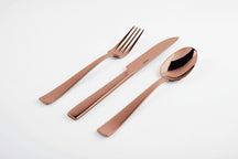 Sambonet Cutlery Set Flat Copper 24-Piece