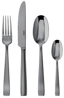 Sambonet Cutlery Set Flat Black 24-Piece