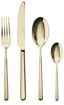 Sambonet Cutlery Set Linear Champagne 24-Piece