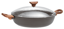 Sambonet Skillet Rock 'n' Rose Black - ø 28 cm / 3.6 Liter - standard non-stick coating