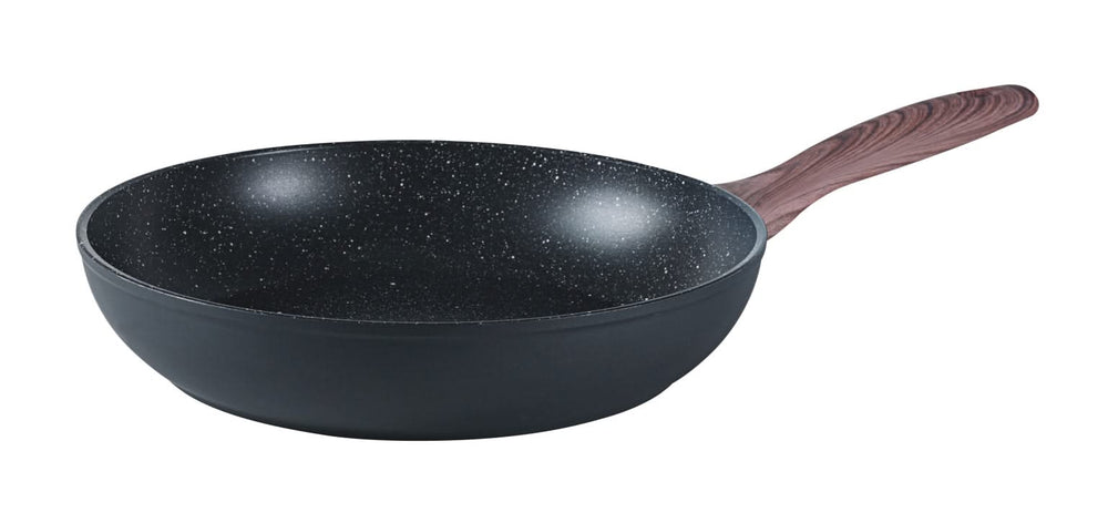 Sambonet Frying Pan Rock 'n' Rose - Black - ø 20 cm - ceramic non-stick coating