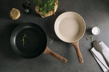 Sambonet Frying Pan Rock 'n' Rose - Cream - ø 20 cm - ceramic non-stick coating