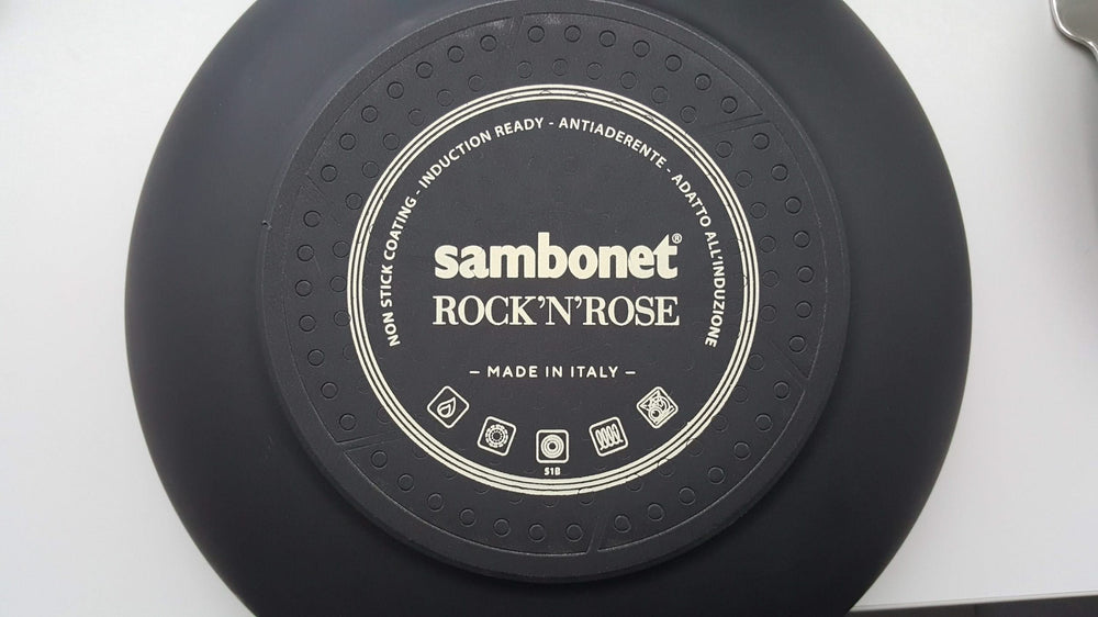 Sambonet Griddle Pan Rock 'n' Rose Black - 28 x 28 cm - standard non-stick coating