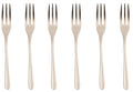 Sambonet Cake Forks Taste Antique Champagne 6 Pieces