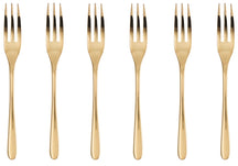 Sambonet Cake Forks Taste Gold 6 Pieces