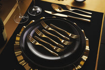 Sambonet Cake Forks Taste Gold 6 Pieces