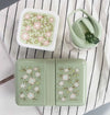 A Little Lovely Company Lunchbox - Groene Bloesems