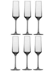 Schott Zwiesel Champagne Glasses Pure 215 ml - 6 Pieces