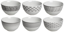 Studio Tavola Bowls Black Sailor ø 14 cm - 6 Pieces