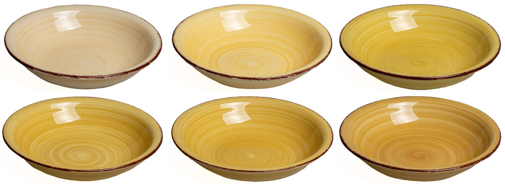 Studio Tavola Deep Plates Sunny Fall ø 21 cm - 6 Pieces