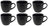 Studio Tavola Koffiekopjes Black Tie 240 ml - 6 stuks