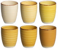 Studio Tavola Bekers Sunny Fall 350 ml - 6 stuks