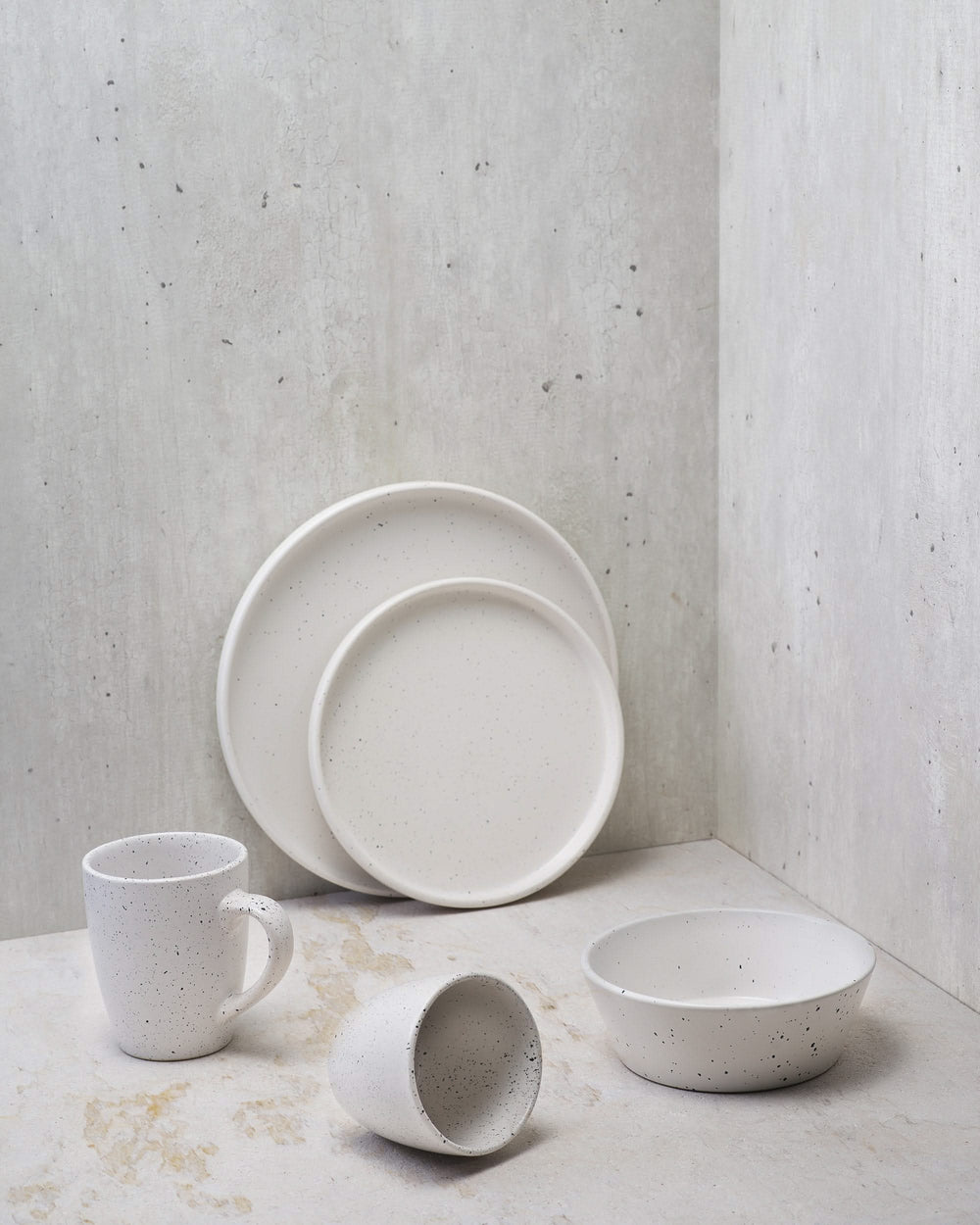 Cosy & Trendy Breakfast Plate Punto White ø 21 cm