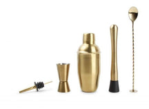 Salt & Pepper Cocktail Set Bar Gold 7-Piece