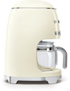 SMEG Filter-koffiezetapparaat - 1050 W - creme - 1.4 liter - DCF02CREU