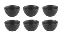 Studio Tavola Bowls Black Tie ø 14 cm - 6 Pieces