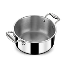 Stahl Cookware Pannenset Triply - 4 Delig - Kookpan 18, 20 en 24 cm - Steelpan 16 cm