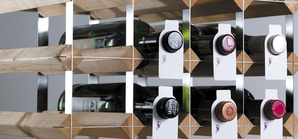 Traditional wine rack - Dark oak - 30 bottles