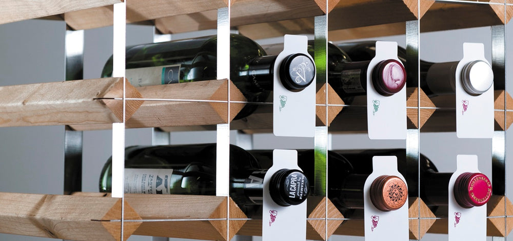 Traditional wine rack - Light oak - 9 bottles