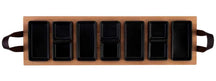 Bowls & Dishes Serving Board / Divider Plate (Fondue, Tapas, BBQ) Streetfood 7-compartment Black - XXL