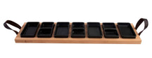 Bowls & Dishes Serving Board / Divider Plate (Fondue, Tapas, BBQ) Streetfood 7-compartment Black - XXL