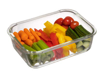 Sareva Glass Food Container Cook & Fresh - Rectangle - 4-piece