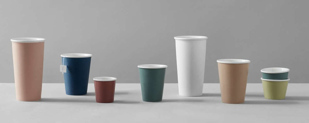 Viva Scandinavia Espresso cup Papercup Anna Nordic Brick 80 ml