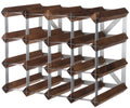 Traditional wine rack - Dark oak - 16 bottles