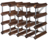 Traditional wine rack - Dark oak - 16 bottles